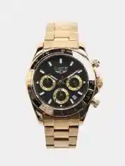 Бронзовый мужские наручные часы Lige LG8937, c хронографом, в подарочной упаковке