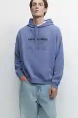 Сиреневый худи Befree мужской