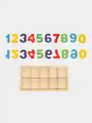 Цифры деревянные для обучения детей, 21*11 см, 20 шт