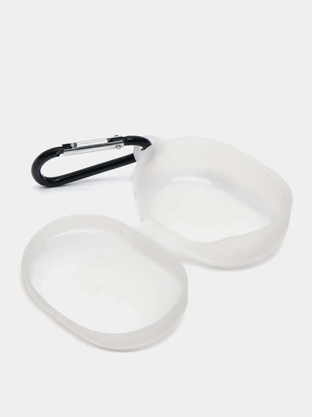 Оранжевый чехол с карабином для Xiaomi Redmi Airdots / Airdots S / Airdots 2 аирдотс наушников