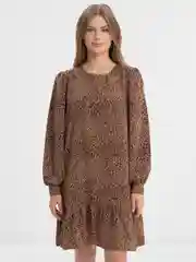 Коричневый платье женское летнее