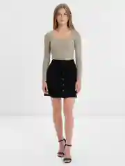 Черный женская юбка