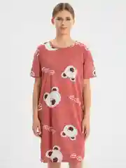 Коралловый платье женское