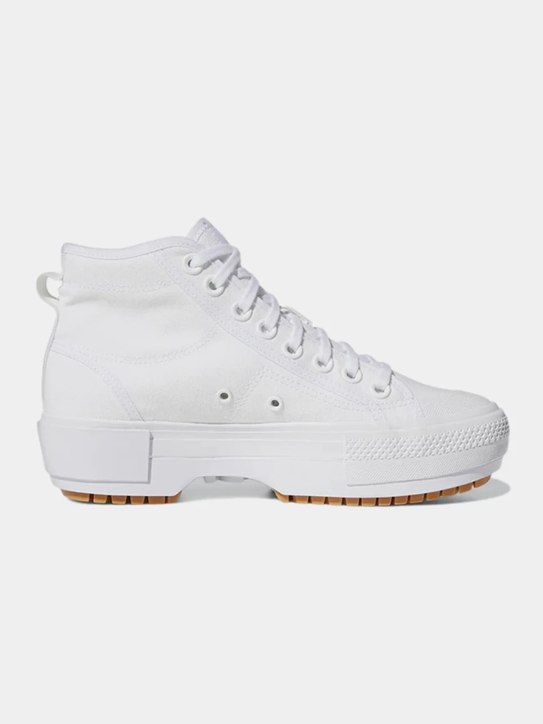 Белый кеды женские Adidas Nizza Trek GZ8858