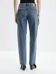 Индиго джинсы женские Zarina boyfriend широкие, со средней посадкой