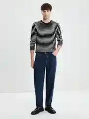 Индиго джинсы мужские Zarina tapered со средней посадкой стандартной длины