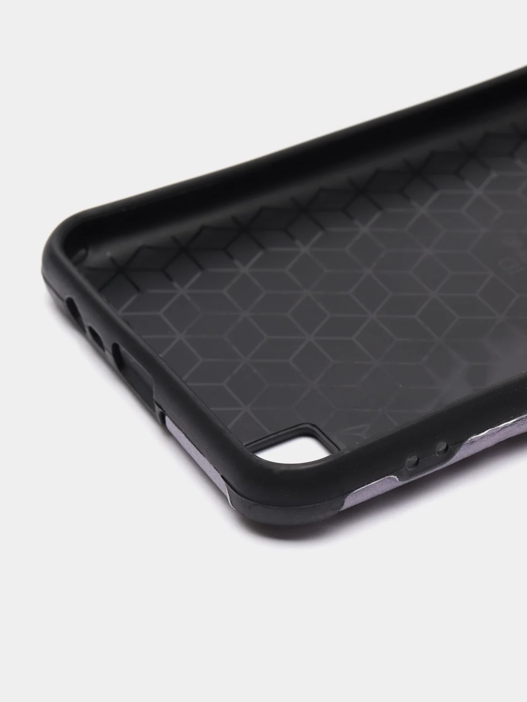 Синий меланж чехол Realme C31 / Реалми С31, силиконовый, под кожу, с рисунком