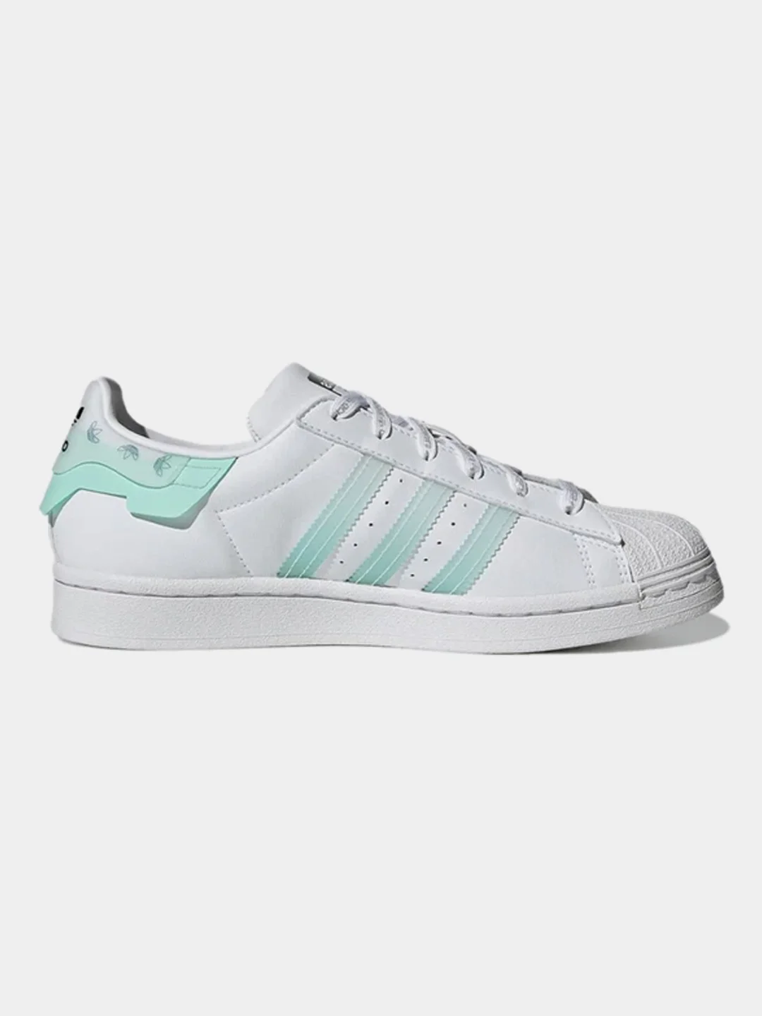 Белый кеды женские Adidas Superstar GX2974