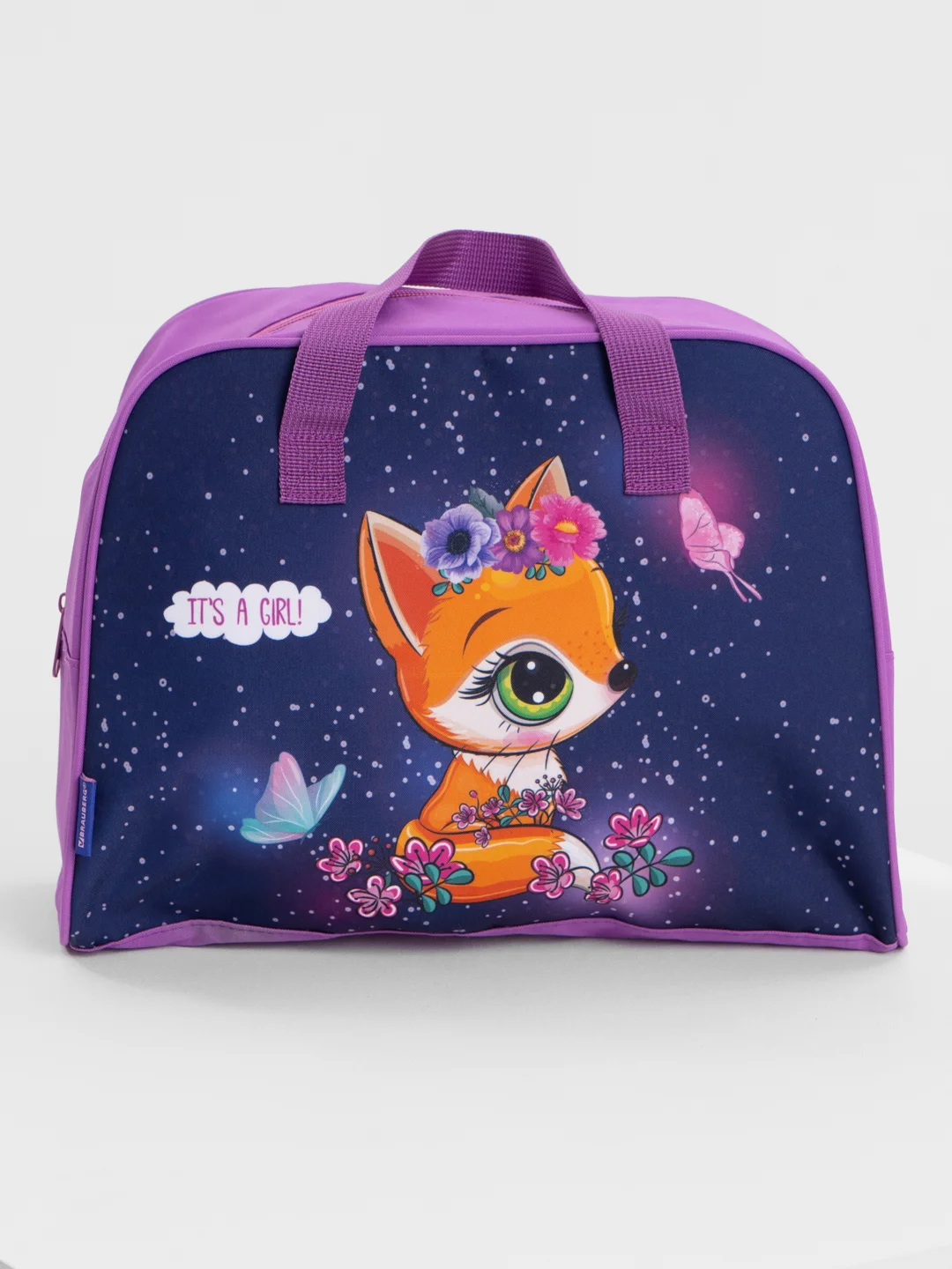 Сумка детская для ребенка для внешкольных занятий Brauberg с ручками, Little fox, 271591