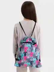 Лазурный школьный мешок для обуви коты и кошки, 44 х 34 см