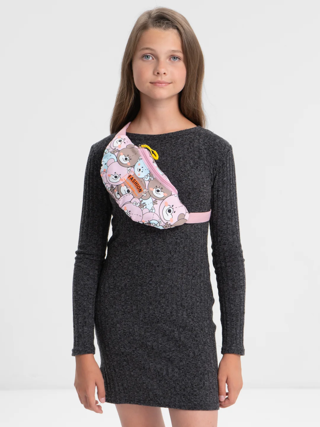 Розовый сумка детская на пояс Fashion