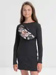 Черный сумка детская на пояс Fashion