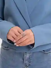 Серебряный кольцо "Дракон"