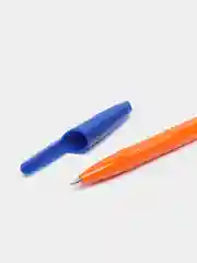 Оранжевый ручка шариковая ErichKrause R-301 ORANGE 0.7, цвет чернил синий