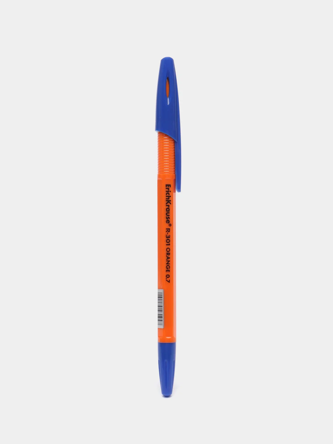 Оранжевый ручка шариковая ErichKrause R-301 ORANGE 0.7, цвет чернил синий