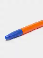 Оранжевый ручка шариковая ErichKrause R-301 ORANGE 0.7, цвет чернил синий