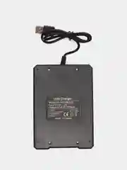 Черный зарядное устройство USB для аккумуляторных батареек 18650