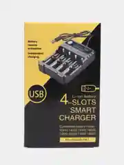 Черный зарядное устройство USB для аккумуляторных батареек 18650
