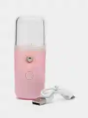 Розовый увлажнитель воздуха для лица и тела, портативный, usb