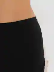 Черный шорты женские, с кружевами