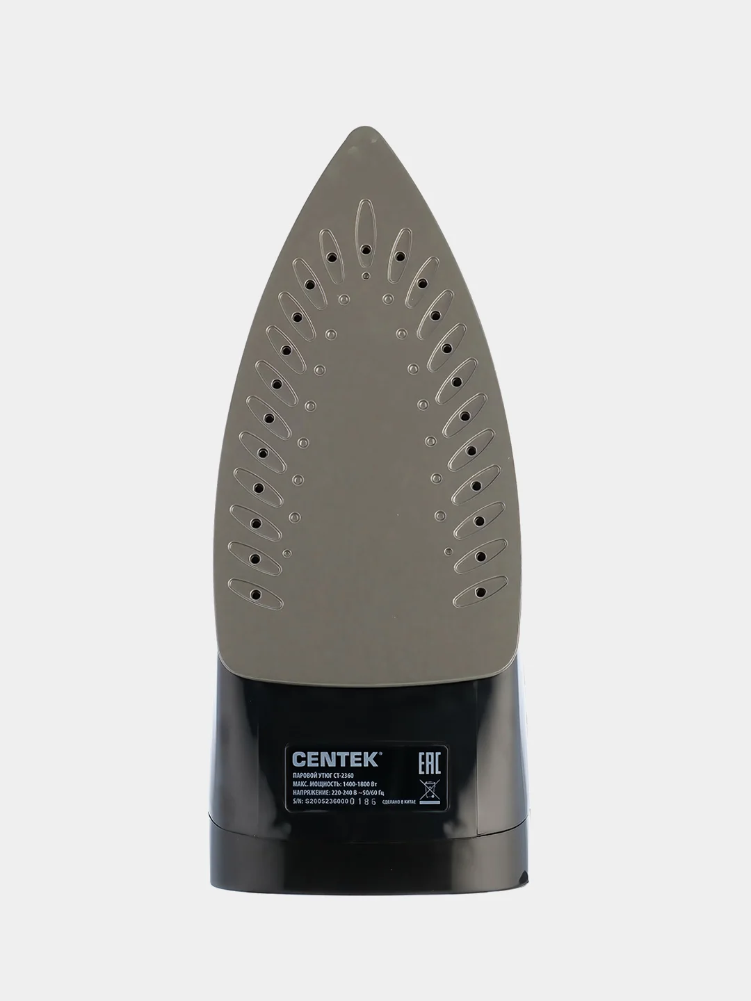 Утюг Centek CT-2360 BLUE, 1800Вт, антипригар. подошва, 200 мл, паровой удар, самоочистка