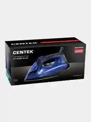 Утюг Centek CT-2360 BLUE, 1800Вт, антипригар. подошва, 200 мл, паровой удар, самоочистка