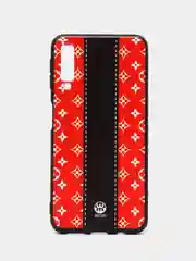 Красный силиконовый чехол с рисунком на Samsung A31/A51/A50/A50s/A30s/S8/S9/S10/S10e/lite/Plus