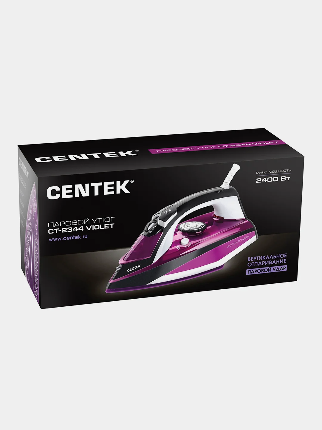 Утюг Centek CT-2344 VIOLET, 2400Вт