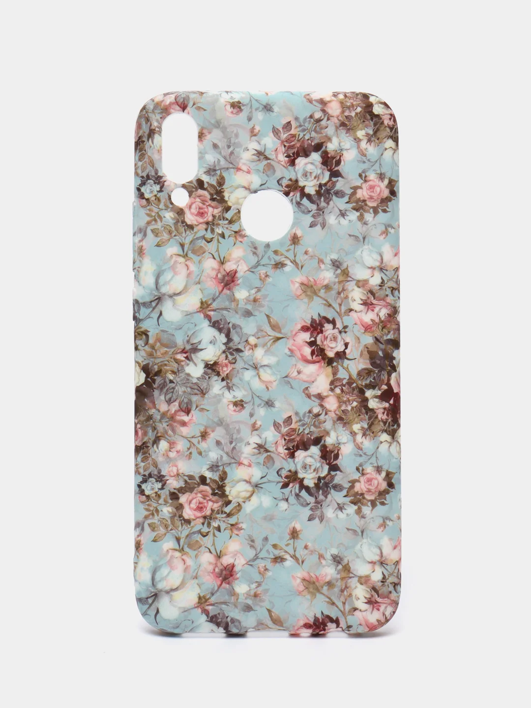 Голубой чехол с рисунком Huawei Y9 2019 Pro P Smart/Samsung A6/J6/2018/Xiaomi Note 7/iPhone 6/8/5