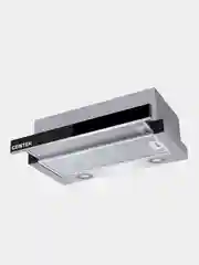 Вытяжка Centek СТ-1841-60 SS (ширина 60 см, СЛАЙДЕР, ЧЕРНАЯ ПАНЕЛЬ, LED, 600 м3/час, 68 Вт
