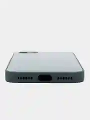 Зеленый чехол силиконовый для iPhone 7 / 8 / 11 / 12 / 13 / 14 / Plus / Pro Max, со стеклянной панелью