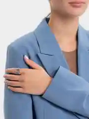 Серебряный кольцо "Дракон"