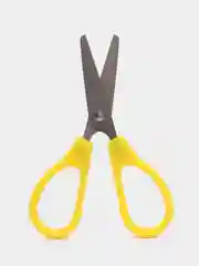 Горчичный ножницы детские пластиковые с футляром