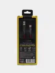 Кабель для зарядки с индикатором Type-C, 1м, 3А, Быстрая  зарядка QC3.0, с индикатором