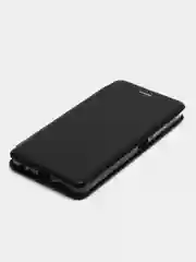 Черный чехол-книжка для Infinix Hot 30i, Инфиникс Хот 30Ай