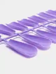 Фиолетовый длинные накладные ногти-типсы с клеем