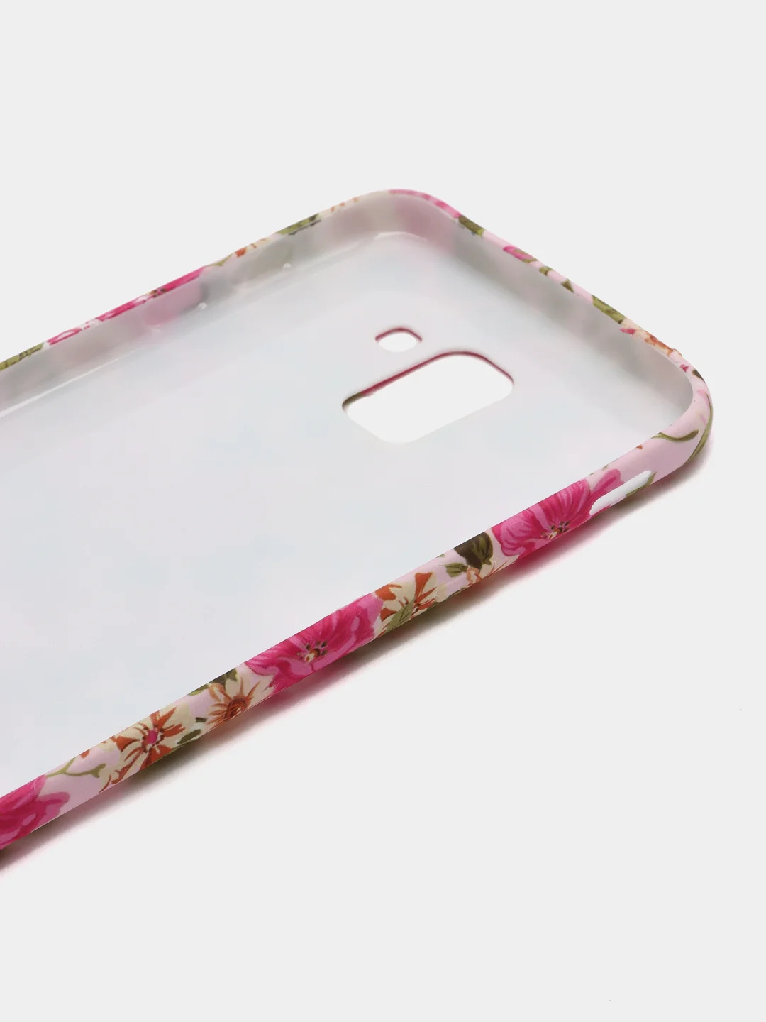 Кораллово-розовый силиконовый чехол с рисунком на Samsung A31/A51/A50/A50s/A30s/S8/S9/S10/S10e/lite/Plus