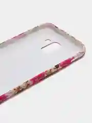Кораллово-розовый силиконовый чехол с рисунком на Samsung A31/A51/A50/A50s/A30s/S8/S9/S10/S10e/lite/Plus