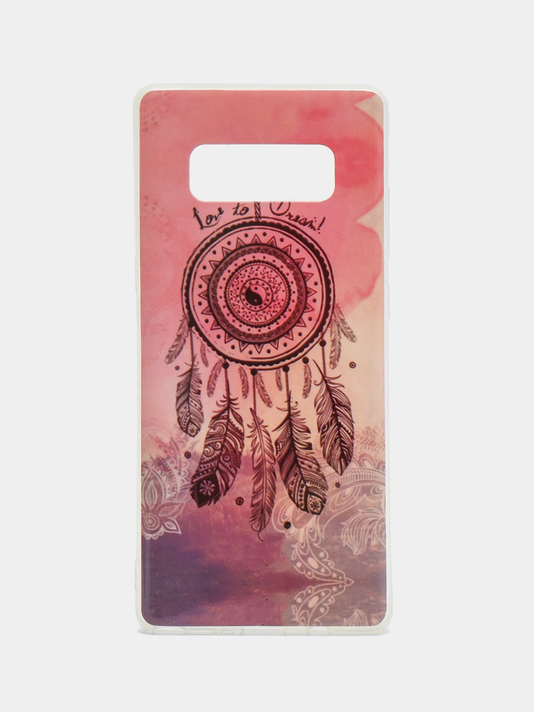 Розовый силиконовый чехол с рисунком на Samsung A31/A51/A50/A50s/A30s/S8/S9/S10/S10e/lite/Plus