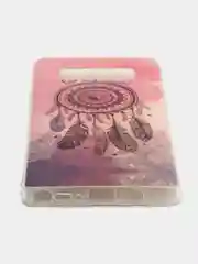 Розовый силиконовый чехол с рисунком на Samsung A31/A51/A50/A50s/A30s/S8/S9/S10/S10e/lite/Plus