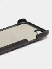 Угольный чехол накладка эко кожа iPhone XR