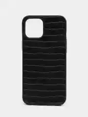 Тёмно-серый чехол из эко кожи для iPhone 11 Pro Max, 6, 6s, 7+, 8+, XR