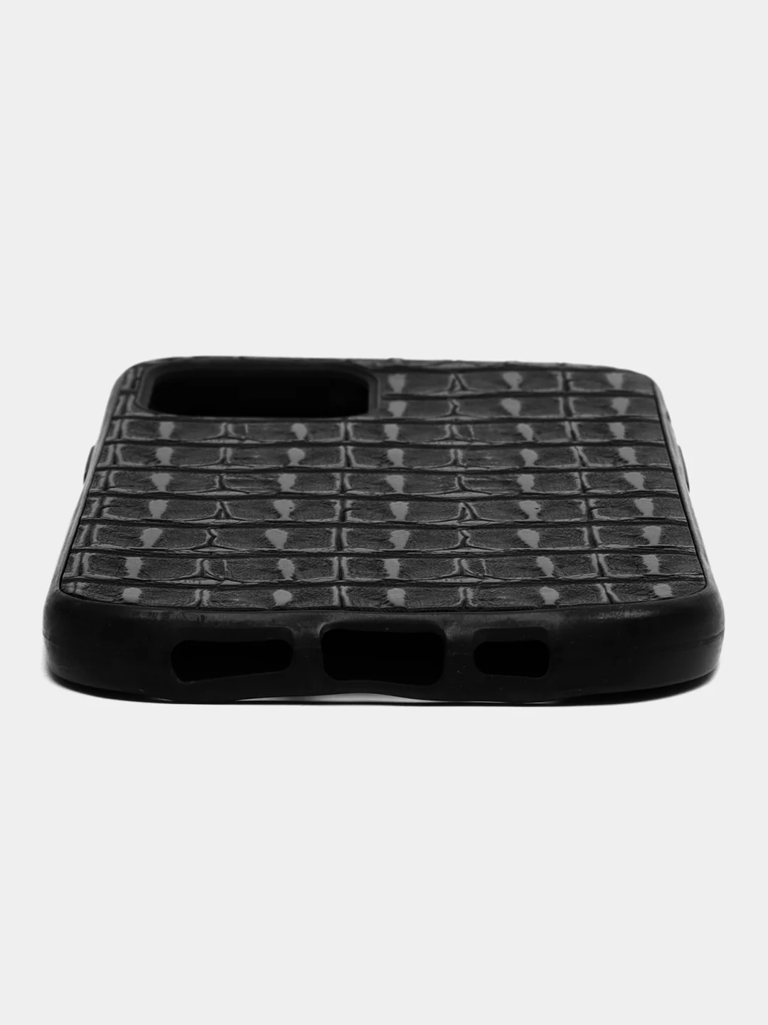 Черный чехол из эко кожи для iPhone 11 Pro Max, 6, 6s, 7+, 8+, XR