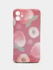 Бордовый силиконовый чехол с рисунком iPhone 11 Pro Max, XS, XR