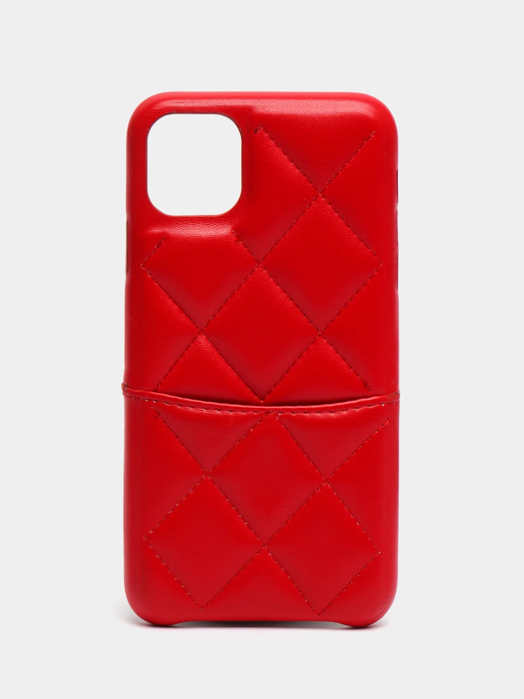 Красный чехол накладка эко кожа iPhone XR