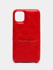 Красный чехол накладка эко кожа iPhone XR