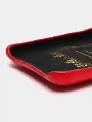 Красный чехол накладка эко кожа iPhone XR