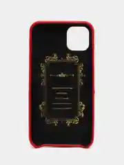 Красный чехол накладка эко кожа iPhone XR