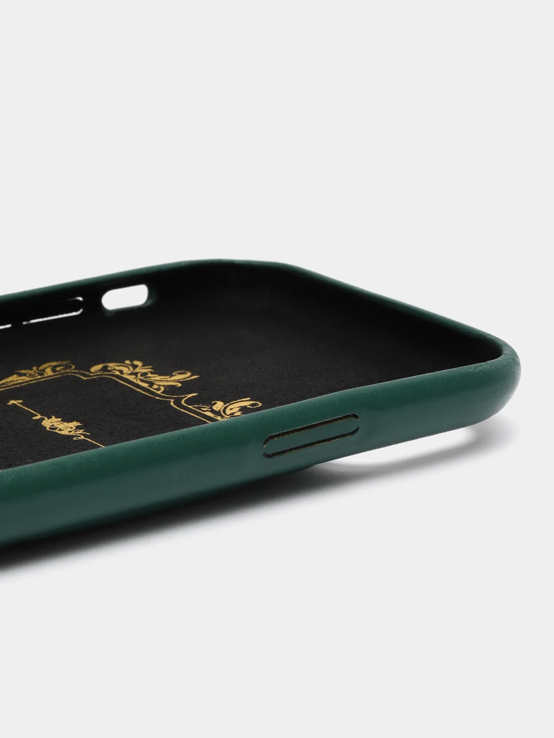 Зеленый чехол накладка эко кожа iPhone XR