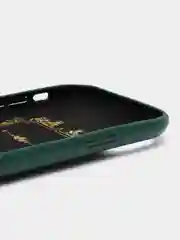 Зеленый чехол накладка эко кожа iPhone XR